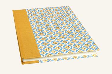 Nice writing book curry smoky blue Papeterie Schreibweise